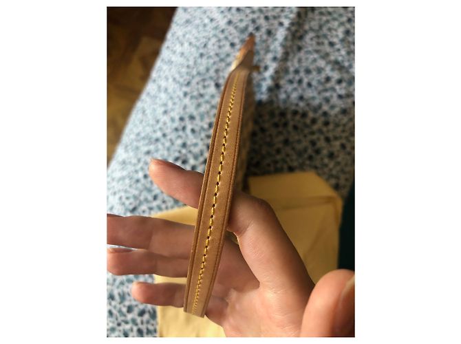 Pochette per accessori Louis Vuitton NM beige in tela - vista 10
