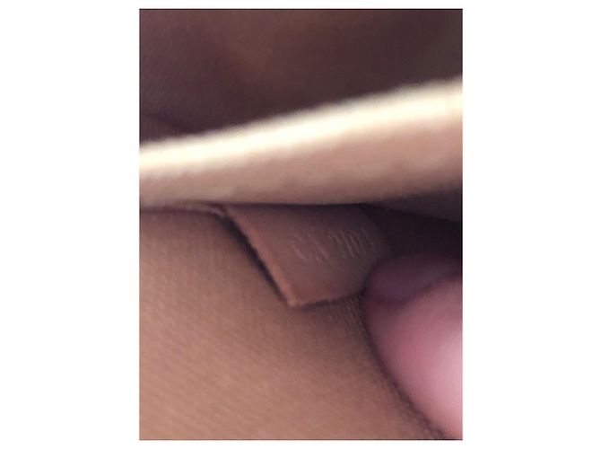 Pochette per accessori Louis Vuitton NM beige in tela - vista 4