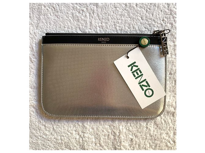 Kenzo oberer silberner kleiner Beutel - Ansicht 2