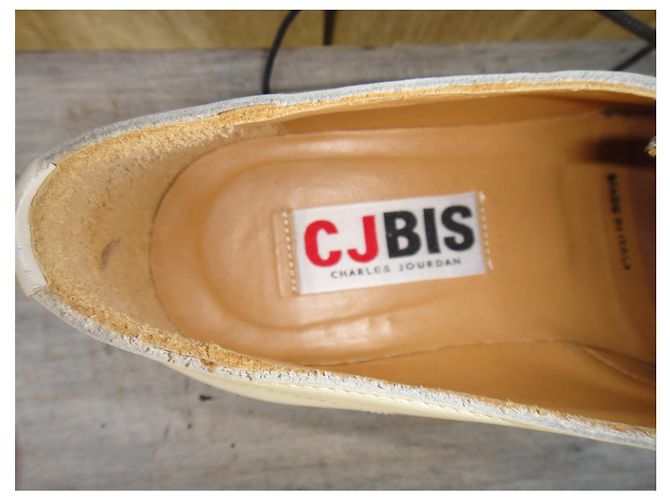 derby estivi Charles Jourdan p 43 Bianco - vista 2