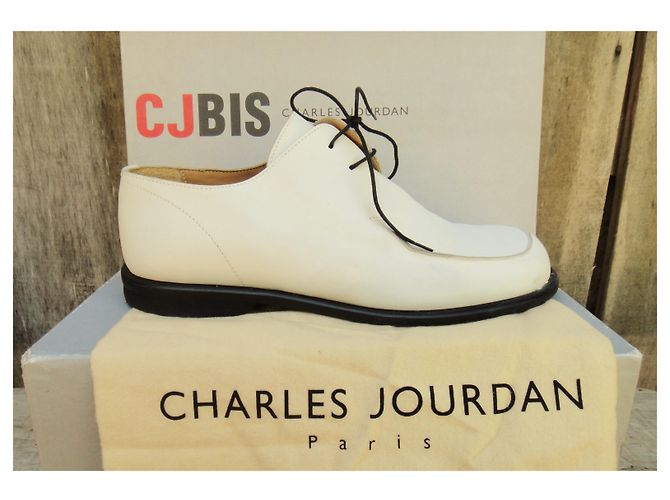 derby estivi Charles Jourdan p 43 Bianco - vista 4