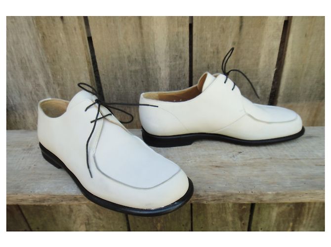 derby estivi Charles Jourdan p 43 Bianco - vista 5