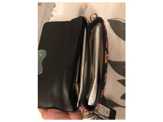 Borsa a mano Escada Heart in pelle nera Nero - vista 2