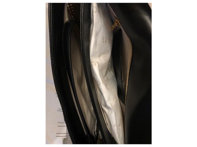 Borsa a cuore Escada in pelle nera Nero - vista 2