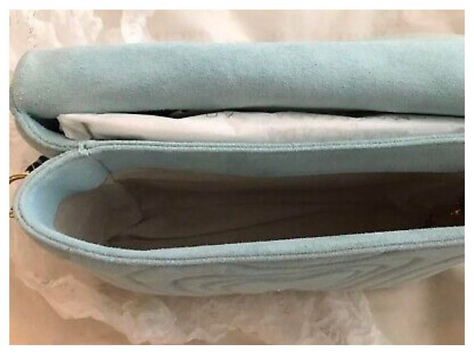 Borsa a cuore Escada Turchese in Pelle di Cervo - vista 2