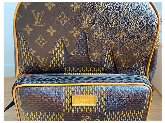 Louis Vuitton, LV x Nigo Campus Rucksack Braun - Ansicht 11