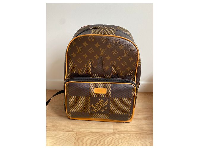 Louis Vuitton, LV x Nigo Campus Rucksack Braun - Ansicht 3