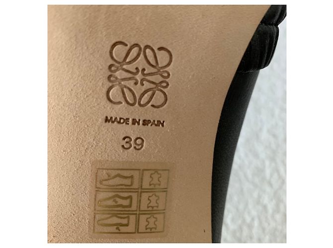 Loewe Elastische schwarze Lederpumpe - Ansicht 6