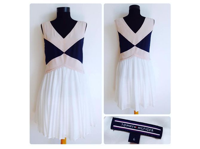 Vestido Tommy Hilfiger de seda y algodón Multicolor - vista 4
