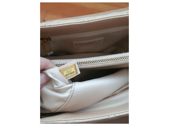 Borsa shopping Chanel Beige Caviar GST GHW - vista 6