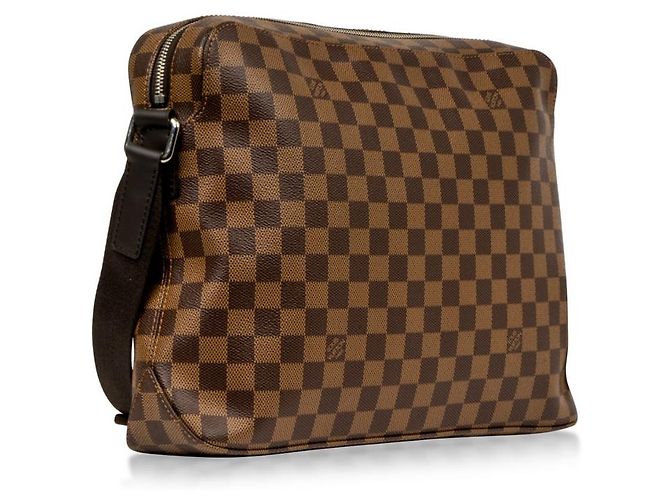 Louis Vuitton Borsa Jake Messenger MM Marrone - vista 4