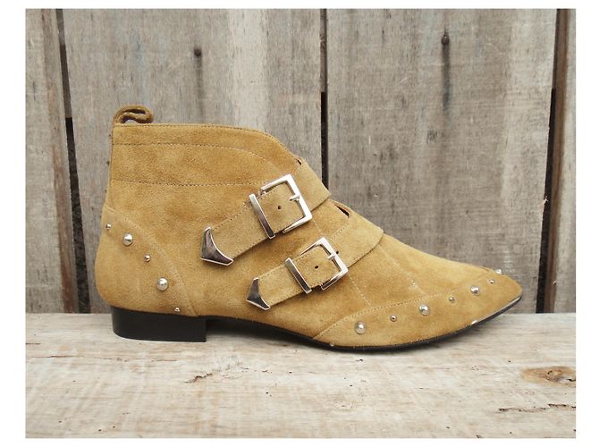 Iro botas Nickey modelo nova condição Verde claro - vista 8