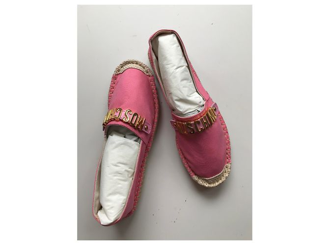 Moschino Espadrillas Rosa - vista 5