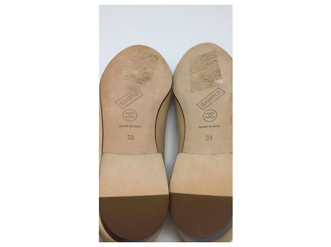Cambon Chanel Bailarinas planas Beige - vista 12