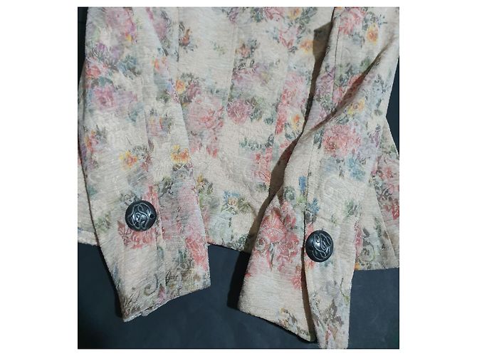 Autre Marque Airfield Blumenblazer aus Polyester Mehrfarben - Ansicht 4