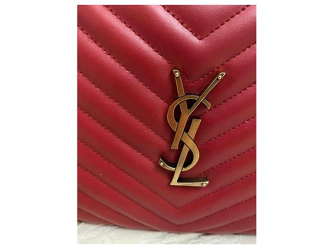Saint Laurent "LOU" LEDERTASCHE MIT LOGO - Ansicht 2