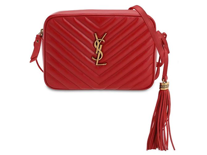 Saint Laurent "LOU" LEDERTASCHE MIT LOGO - Ansicht 3