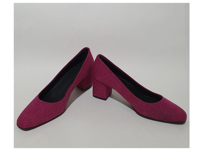 Aeyde Absatzschuhe Rosa Stoff Größe 37 Pink - Ansicht 2
