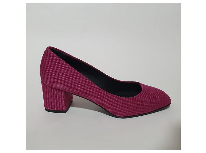 Aeyde Absatzschuhe Rosa Stoff Größe 37 Pink - Ansicht 4
