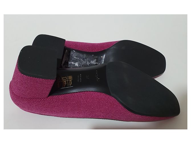 Aeyde Absatzschuhe Rosa Stoff Größe 37 Pink - Ansicht 5