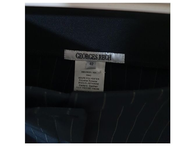 Pantalones azules a rayas Georges Rech - vista 3