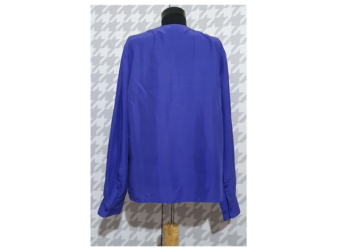 & Other Stories Blusa de seda morada Púrpura - vista 2