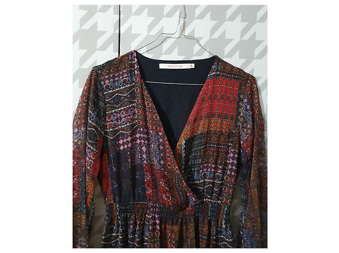 La Fée Maraboutée Kleid Mehrfarbig Polyester Größe 38 Mehrfarben - Ansicht 3