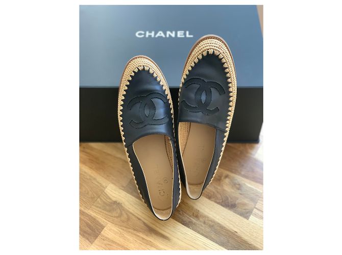 Cambon Espadrillas di mocassini Chanel Blu navy - vista 2