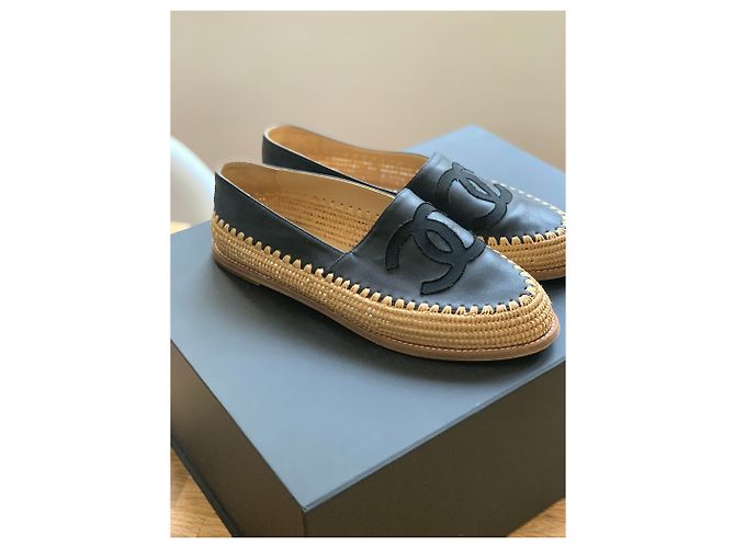 Cambon Espadrillas di mocassini Chanel Blu navy - vista 5