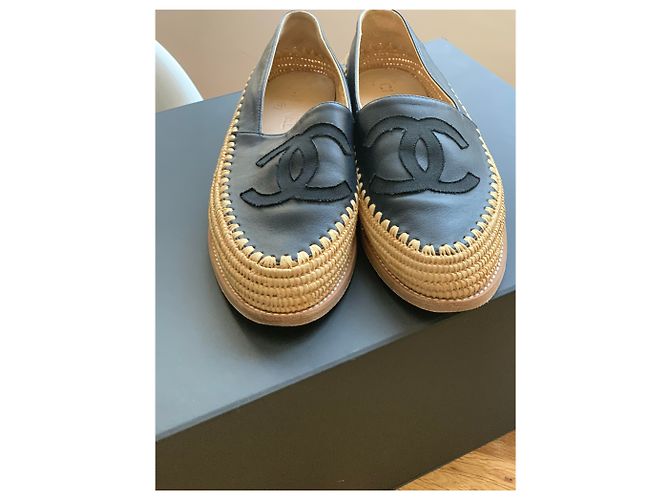 Cambon Espadrillas di mocassini Chanel Blu navy - vista 6