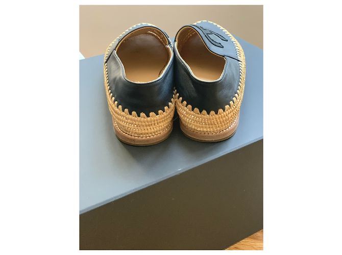 Cambon Espadrillas di mocassini Chanel Blu navy - vista 7