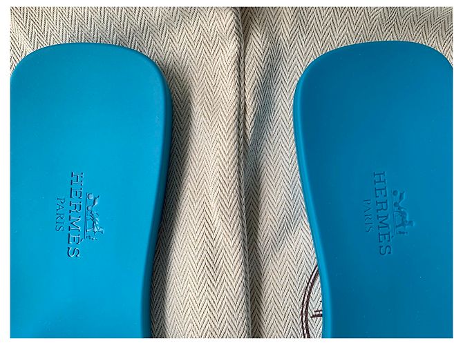 Hermès Aloha Bleu Vif Size 38 Blu - vista 2