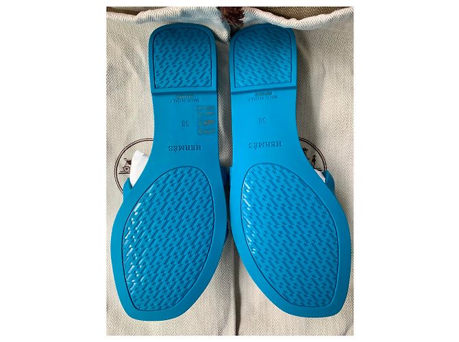 Hermès Aloha Bleu Vif Size 38 Blu - vista 4