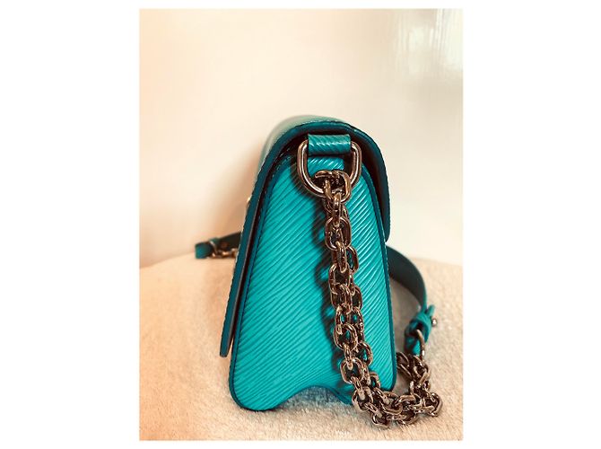 Louis Vuitton Twist PM Turchese - vista 3
