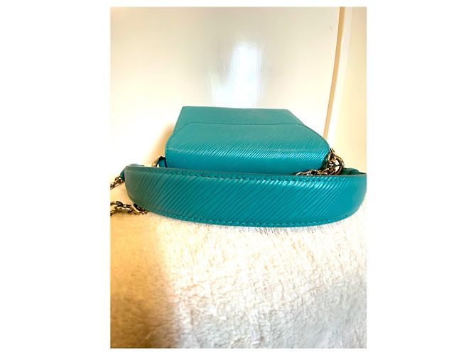 Louis Vuitton Twist PM Turchese - vista 9