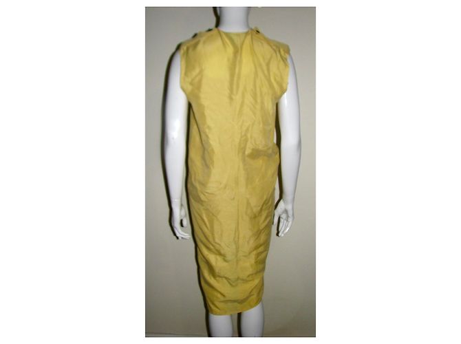 Joseph Omaha Seidenfallschirmkleid Gelb - Ansicht 2