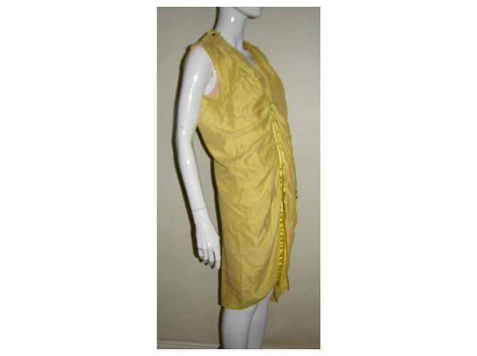 Joseph Omaha Seidenfallschirmkleid Gelb - Ansicht 3