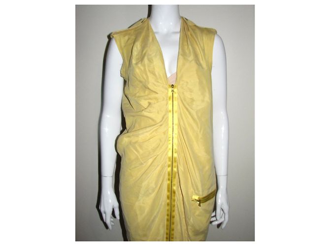 Joseph Omaha Seidenfallschirmkleid Gelb - Ansicht 4