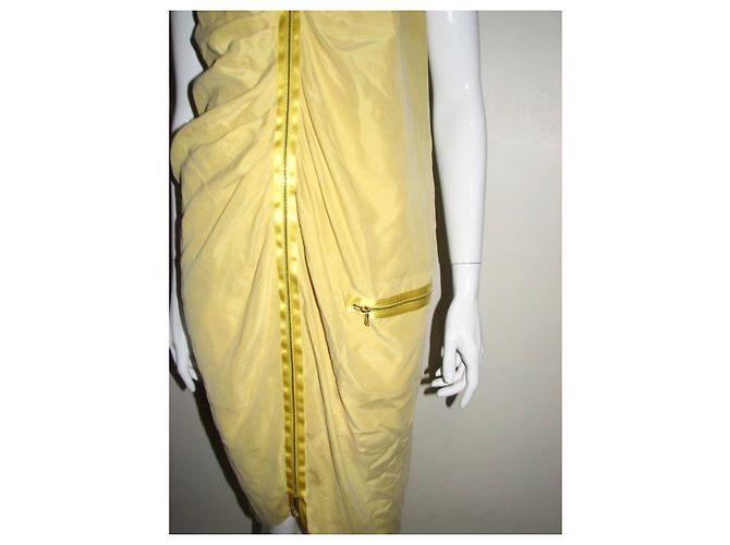 Joseph Omaha Seidenfallschirmkleid Gelb - Ansicht 5