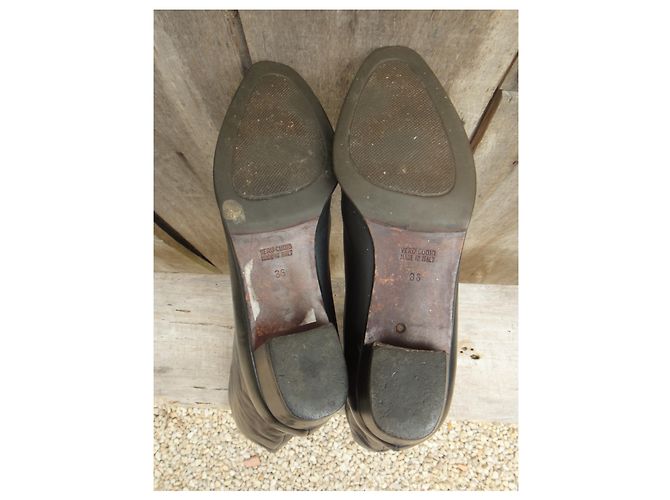 Autre Marque Stivali vintage La Cllollégienne 36 Nero - vista 6