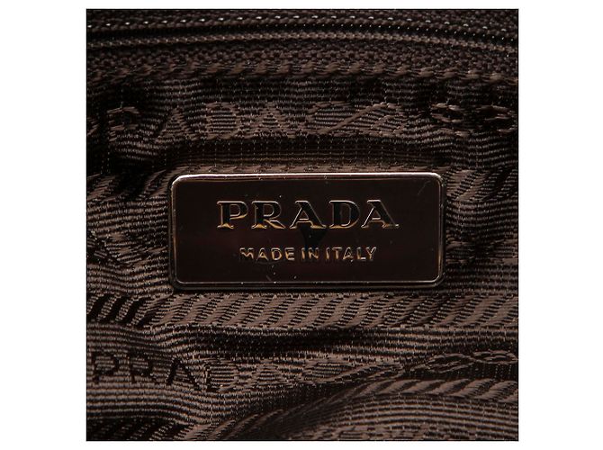 Prada Brown Tessuto Umhängetasche - Ansicht 6