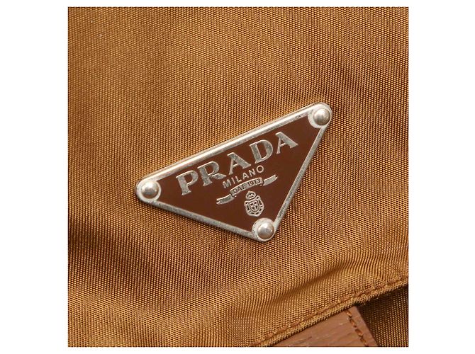 Prada Brown Tessuto Umhängetasche - Ansicht 9
