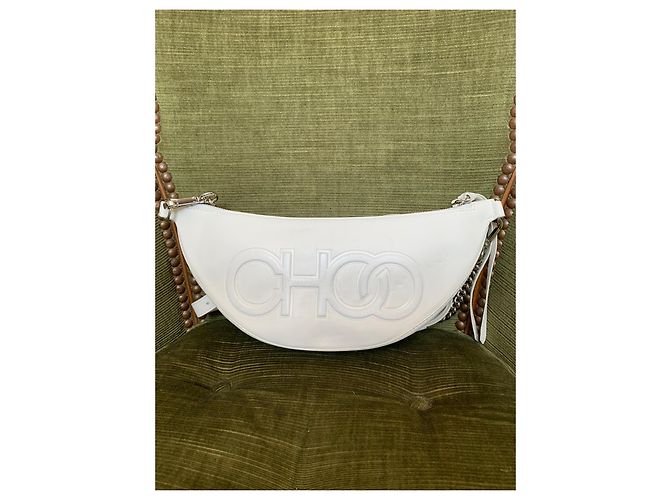 Marsupio Jimmy Choo beige in pelle - vista 5