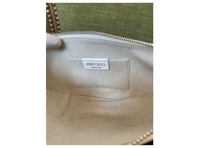 Marsupio Jimmy Choo beige in pelle - vista 6