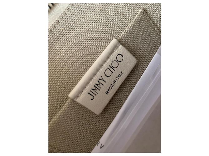 Marsupio Jimmy Choo beige in pelle - vista 7