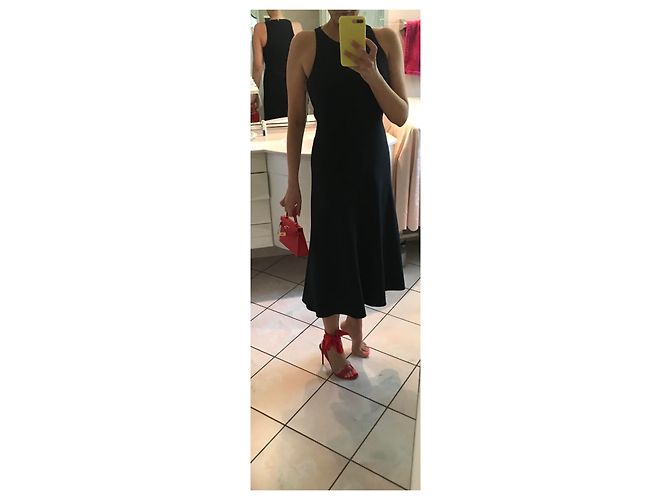 Abito Dior Blu Navy in Seta e Lana - vista 2