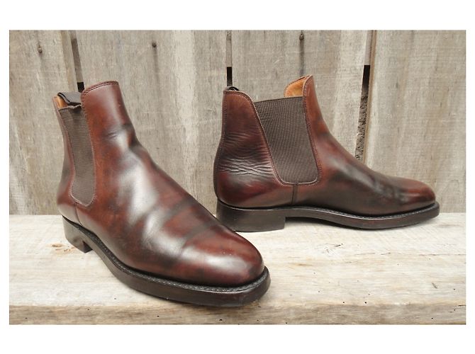 Autre Marque Botas Crockett & Jones p 38,5 Marrón oscuro - vista 4