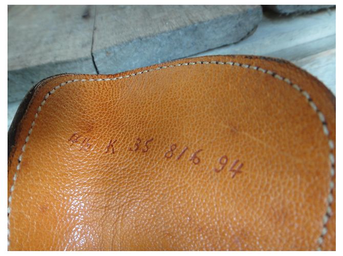 Botines paraboot modelo Beaulieu p  37,5 Marrón oscuro - vista 3