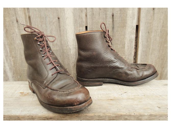 Botines paraboot modelo Beaulieu p  37,5 Marrón oscuro - vista 4