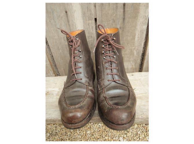 Botines paraboot modelo Beaulieu p  37,5 Marrón oscuro - vista 5